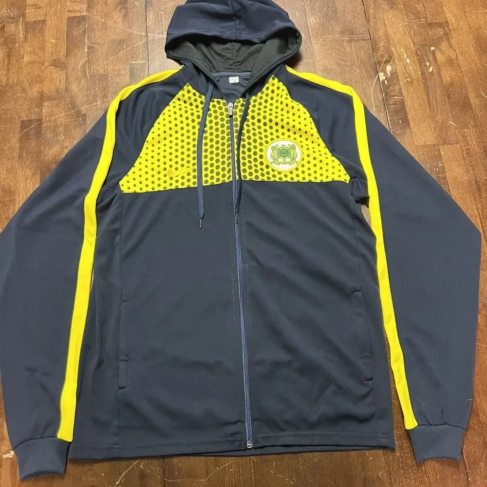 Nike EJSC‎ Etoile Soccer Track Yellow Jacket Men's Sz 18 L Casablanca Moroccan